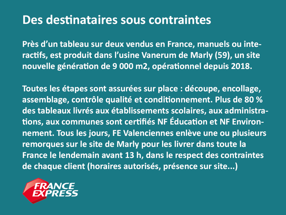 Des destinataires sous contrainte